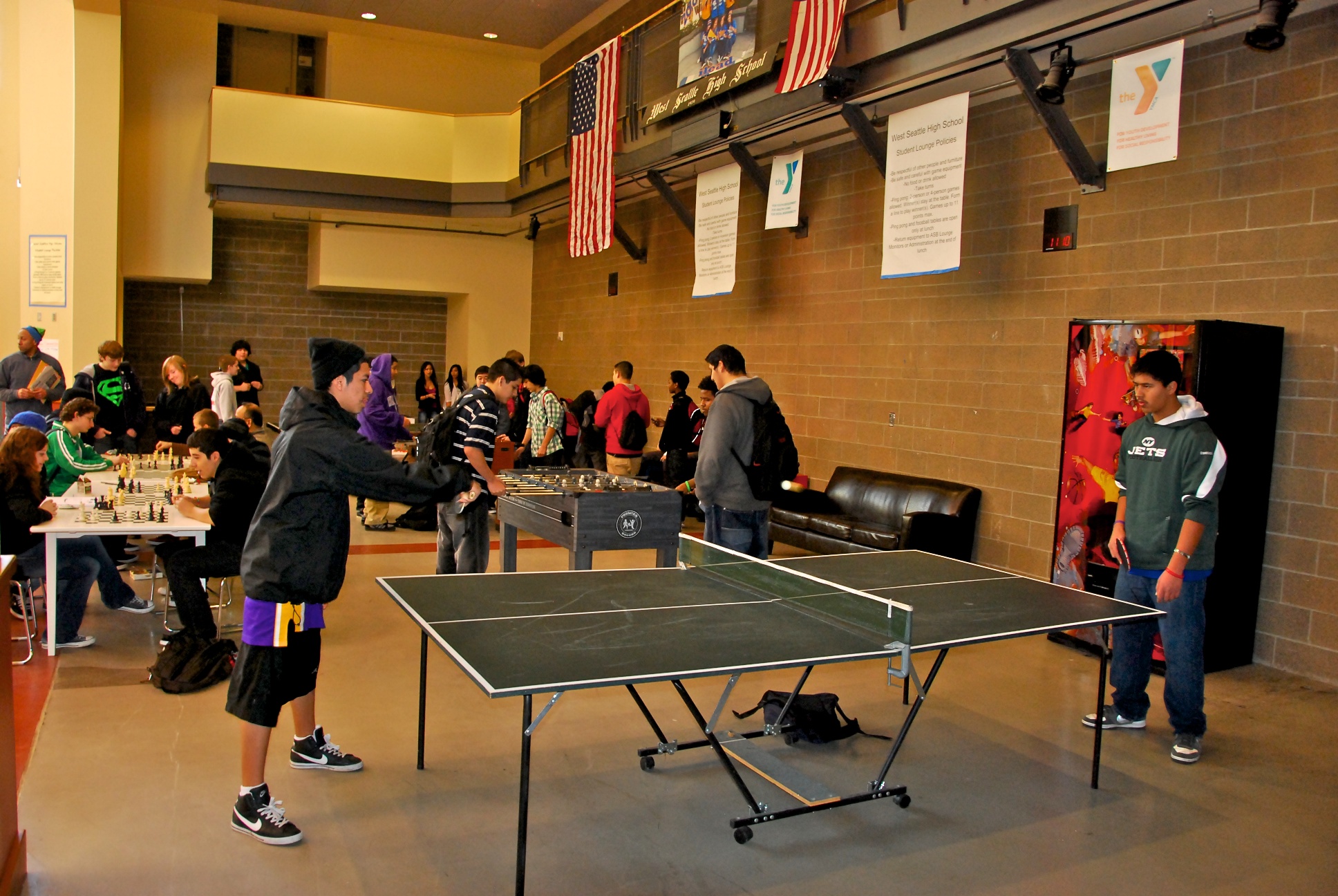 West Seattle High School gets a new student lounge with the help of the